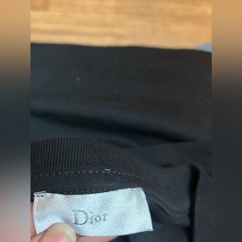 Dior Black Short Sleeve Men's Tee - Picture 3 of 8